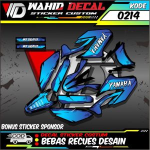 0214 Decal sticker setiker stiker Motor WR PREMIUM FULL BODY free reques design bisa request DESAIN motif GRAFIS terkeren dan terlaris
