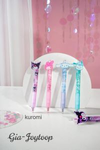 PULPEN MIKA SANRIO JOY TOP TINTA HITAM 0.5MM PULPEN GEL | MELODY | KUROMI | POCACO | CINAMORROL | MOROL | ATK | ATS | PERALATAN SEKOLAH ANAK