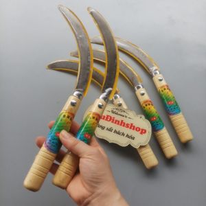 (1) Liềm cắt Lúa/ Liềm Cắt Cỏ Cắt Rau Răng Cưa Sắc Bén