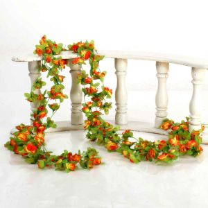 2 Cái/gói dây leo hoa hồng lụa dáng dài trang trí siêu đẹp-ESTLA