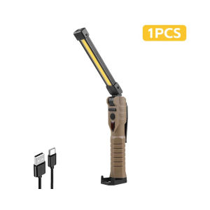 Senter Worklight LED Portable Magnet COB Charger Lampu Senter Touring