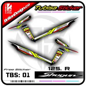 Sticker Striping Shogun 125 R - Stiker Striping Variasi Motor Shogun 125 R. TBS.SF.01