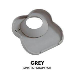 [SG STOCK] Silicone Sink Faucet Drain Mat Anti Wet Splash Guard Drying Pad for Sink Tap Kitchen Bathroom Protector