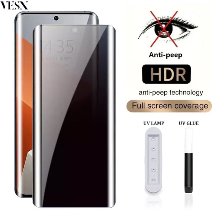 Matte Privacy UV Tempered Glass Screen Protector For Redmi Note 13 Pro+