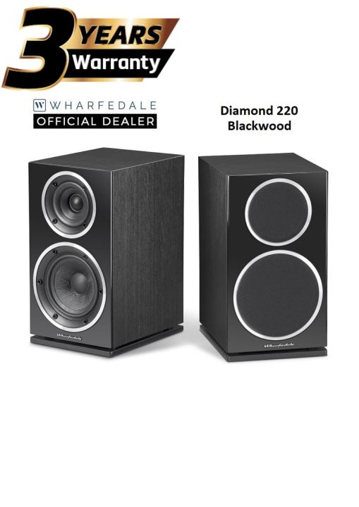 WHARFEDALE DIAMOND 220 (BLACK) What Hi-Fi? Awards Winner 3 YEAR