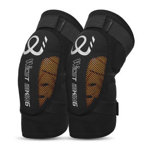 WEST BIKING Sports Knee Pads Cycling Protector With PU Rubber Pad Knee Support Running Basketball Sports Safety Knee Tendon Support