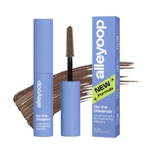 Alleyoop Tubing Mascara Black – Lengthening Mascara Tubing Formula Smudge Proof for Sensitive Eyes Clean Vegan Lash Definition tin Peptide Infused4 mL