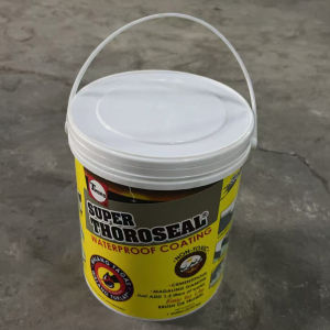Super Thoroseal Waterproof Coating Gray 1 Gallon Non-Toxic Easy To Apply Mix With 1.5L Water