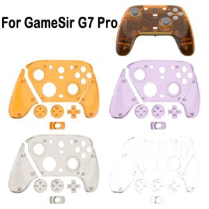 DORADO ic Gaming Controller Protective Case Decorative Transparent Front Faceplate Replacement Housing Cover for GameSir G7 Pro Game Accessories