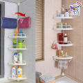 BEST SELLING Wise Organizer Wall Mount Rack Storage Stainless Steel 4 Tier Telescopic Adjustable Bathroom Multi Corner Shelf Shower Organizer. 