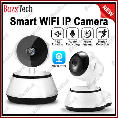 BuzzTech Wireless CCTV HD 720P Baby Monitor Wifi IP Camera Auto Tracking Two Way Audio Motion Detection V380