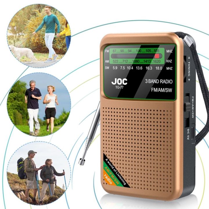 RJZ28 Sạc Type-C Đài FM AM SW Màn hình hiển thị HD Đa chức năng Con trỏ ...
