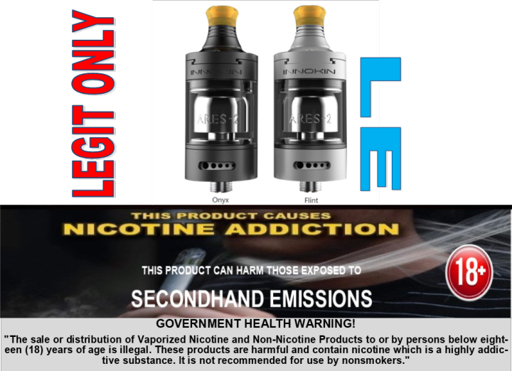 Innokin Ares 2 D24 LE MTL RTA Tank 4ml (24mm) | Lazada PH