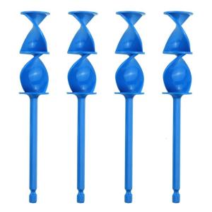 4PCS Hex Shanks Epoxy Resins Mixers Stirring Rod Helixs Drill Attachment Power Tool Accessories Wear-resistant