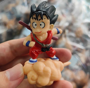SonGoKu cưỡi cân đẩu vânTrang Trí Hồ Cá Songuku Cưỡi Mây (Có thể dùng làm móc khoá) . DRAGON BALL AQUARIUM DECOR