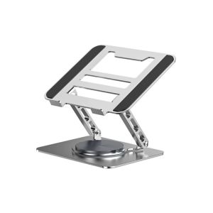 MINIFELE 262 Portable Laptop Tablet Stand Holder Adjustable 360° Rotation Metal Bracket Foldable Notebook Stand 10-17.3 Inch and 1.5-13 Inch for Tablet