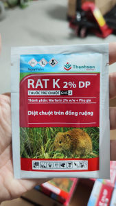 ( Thanh Sơn Hóa Nông ) RAT K 2%DP (10G) - THUỐC DIỆT CHUỘT KHÔNG MÙI KHÔNG VỊ - Hàng Hiệu Chính Hãng