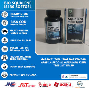 Obat Penambah Sperma Pria Pengental Air Mani Azoospermia Sperma Kosong Herbal Bio Squalene BPOM