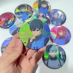 6 สี Anime Bungou Stray Dogs Cosplay Badges Dazai Osamu Nakajima Atsushi Nakahara Chuuya Edogawa Ranpo Akutagawa Ryuunosuke Pins Collection Breastpin for Bags Clothes