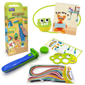 Electric Paper Quilling for Kids 6+ | DIY Craft Machine with 100 Strips | Create Beautiful 3D Art Designs | DIY Gifting