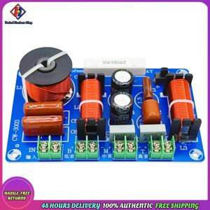Vodool 250W Audio HiFi Filter Circuit Board Treble Medium Bass 3 Ways Speaker Filter Crossover 5200Hz-5500Hz Adjustable for Home Theater Speaker Upgrade