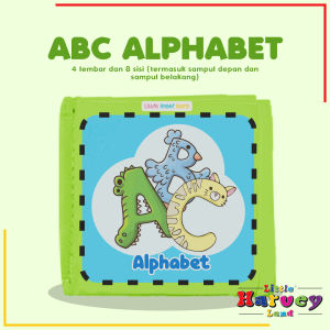 BUKU BANTAL MAINAN EDUKASI ANAK Buku Kain Bayi Karakter Anak Balita Belajar Cerita Gambar Edukatif Cloth Education Soft Book
