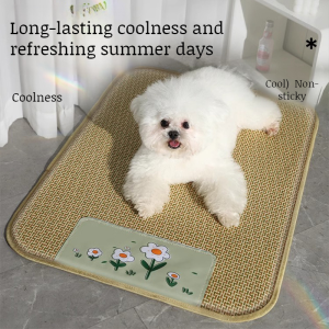 Dog large space kennel summer breathable mat floor mat pet ice pad cooler