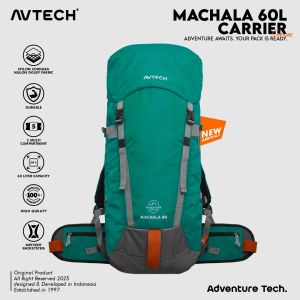 AVTECH - Tas Ransel Carrier Gunung Backpack Hiking Camping Outdoor Travel 60 Liter - MACHALA 60