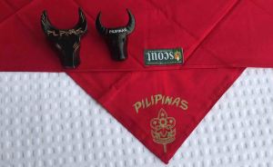 Senior Scarf Red Official Neckerchief for Scout / Slide