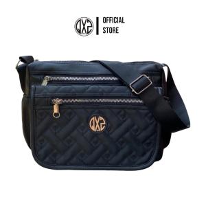 QXZ94 Tas Selempang Wanita Sling Bag Anti Air 4 Ruang Korea Casual Bahan Cocoli Coklat QTSW02