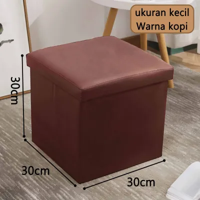 Storage Box Sofa Kotak Penyimpanan Barang Foldable Storage Bangku Storage Box bok multi fungsi