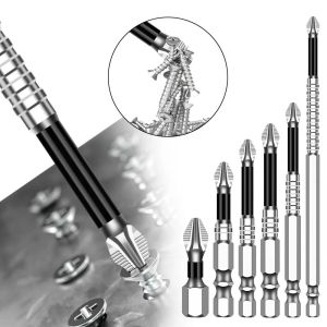 FLAIRBOX 6pcs /10pcs High Hardness ic Batch Head K5 Non-slip Impact Resistant Electric Screwdriver Bit 25-150mm WaterProof Cross Head Bit Screw Driver Hand Tool