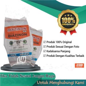 Insektisida Diazinon Tabur 10gr 1 kg Obat Hama Lalat Bibit Ulat Tanah Penggerek Pucuk
