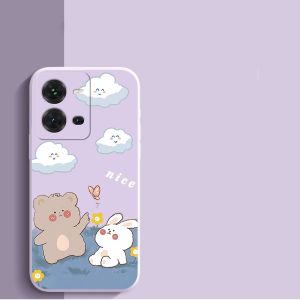 Case for VIVO V25 vivo V25E VIVO V25 PRO 5G phone casing Softcase Liquid Silicone Protector shockproof Cover new design aesthetic with Lanyard for girl YTSTXX01