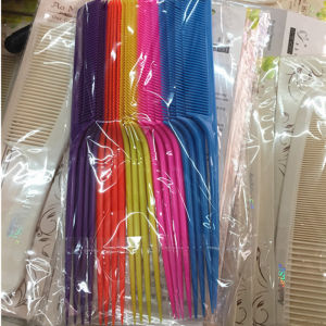 1-10Pc Rat Tail Comb Set Distribution Styling Hair Comb Edge and Back Brush To Smooth Hair Special for Real Hair Wig RandomColor