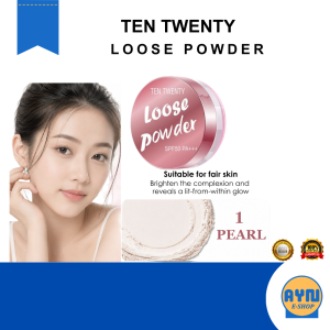 TEN TWENTY Matte Loose Setting Powder SPF50 PA+++ 24H Oil Control Waterproof and Sweatproof Long Lasting Makeup (10g)