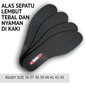 Insole Alas Dalam Sepatu Pria Wanita Dewasa Hitam Putih