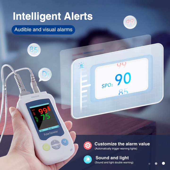 Yonker Handheld Pulse Oximeter Blood Oxygen SPO2 Heart Rate Monitor for ...
