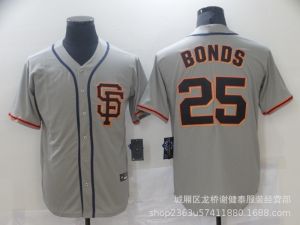 Wholesale MLB Jersey Giant Baseball Uniform No. 35 Crawford25 Bonos28 Posey Baseball