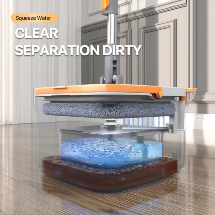 Joybos%20%20Mop%20360%20Spinner%20Flat%20Mop%20Clean%20and%20dirty%20water%20%20cloth%20M16%20Self%20Wash%20Spin%20separation%20tank/mop%20-%20Image%207