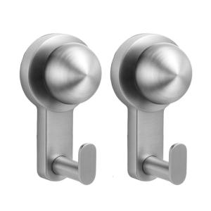 Sức chứa lớn hút kim loại móc 11lb Trọng lượng hỗ trợ tường nhà tắm gắn móc dọc vòi hoa sen tổ chức móc