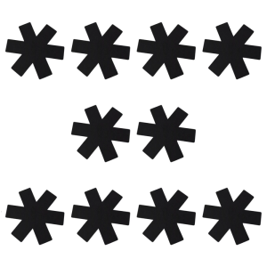 Set of 10 Felt Kitchens Table Mat Protects Countertops From Scratches Nonslip Pot Pan Protectors Separators for Stacking