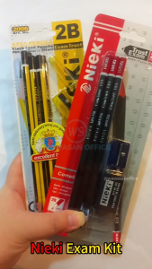 Nieki Exam Kit / Nieki Pencil Set / Stationery Set / Gift Set / Stationary Set Exam Grade 2B Pencil