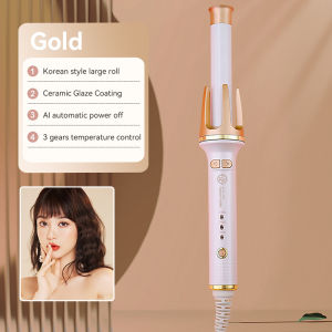 【Clearance price 】Ready Stock Automatic Hair Curler Big Waves Styling Stick 360 Rotating Constant Curling Iron heatless Hair Curler Ceramic Curler Wands No Hair Damage/Auto