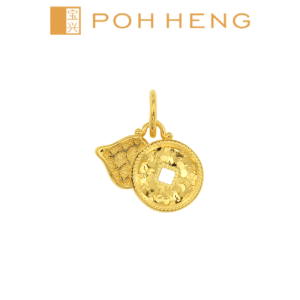 Poh Heng Jewellery 24K Gourd Pendant in Yellow Gold [Price By Weight]