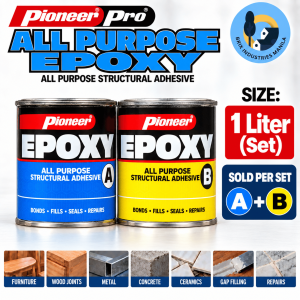 Pioneer Epoxy Set – All-Purpose Structural Adhesive | High-Strength Bond for Metal Wood Plastic & More | All SizesBrix