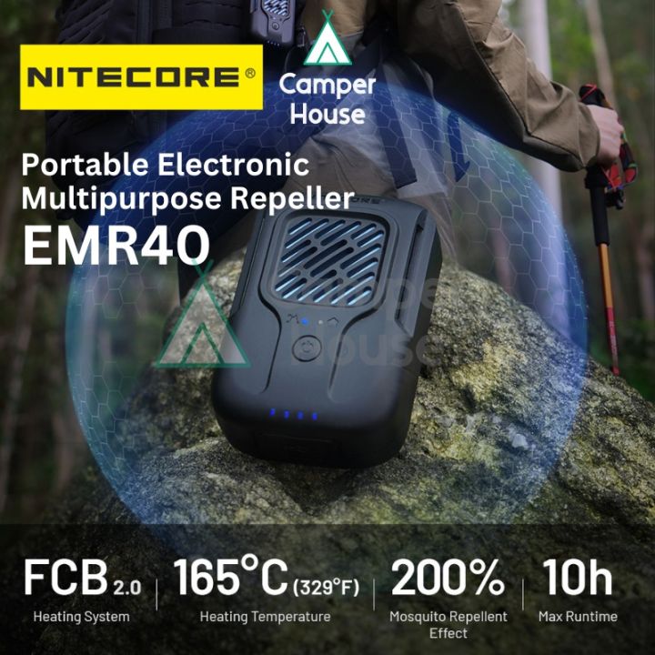 Nitecore EMR40 Portable Rechargeable Electronic Mosquito Repeller MOLLE
