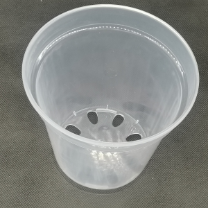 30pcs 7.6cm High Quality Transparent Plastic Pot Makapal Garden Plants Pots Plastic Transparent