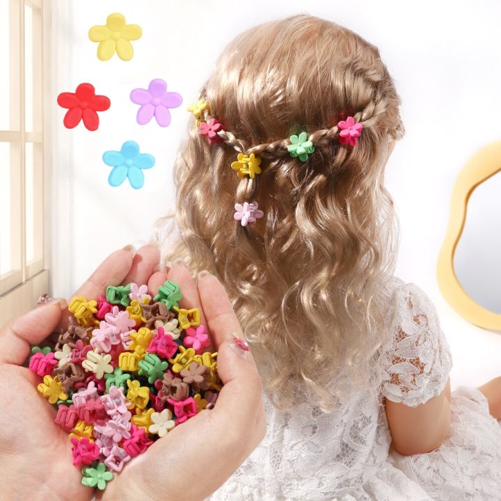 30 pieces 1 set of cute mini hair clips for children cartoon