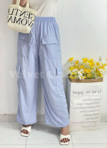 Molly Cargo Pants / Celana Cargo Wanita / Celana Highwaist Kulot Wanita / Celana Kulot Kargo Wanita